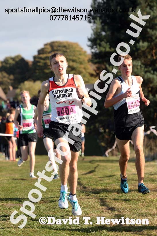 Junior men, 2016 National Cross Country Relays, Berry Hill Park, Mansfield. Photo: David T. Hewitson/Sports for All Pics